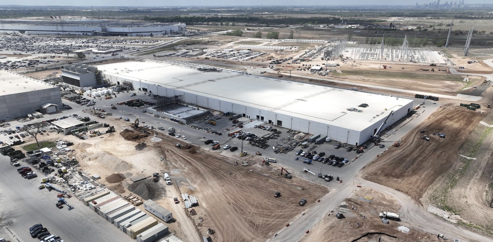 Cortex 2 data center under construction next to Giga Texas